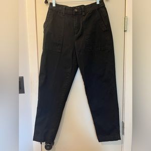 Black Pant Crop stretch with pockets size M